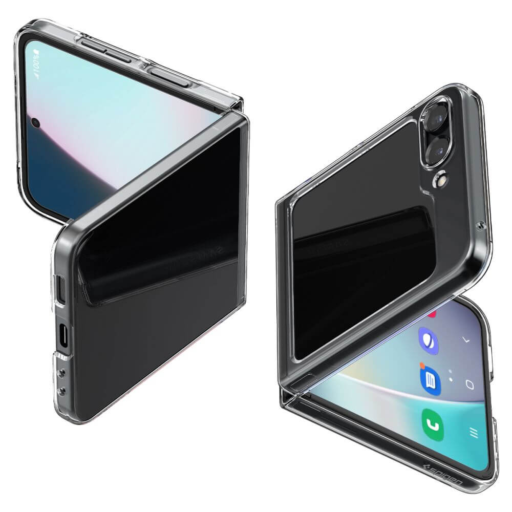 Тънък Калъф за Samsung Z Flip 7 FE/Z Flip 6, Spigen AirSkin Case, Прозрачен (3)