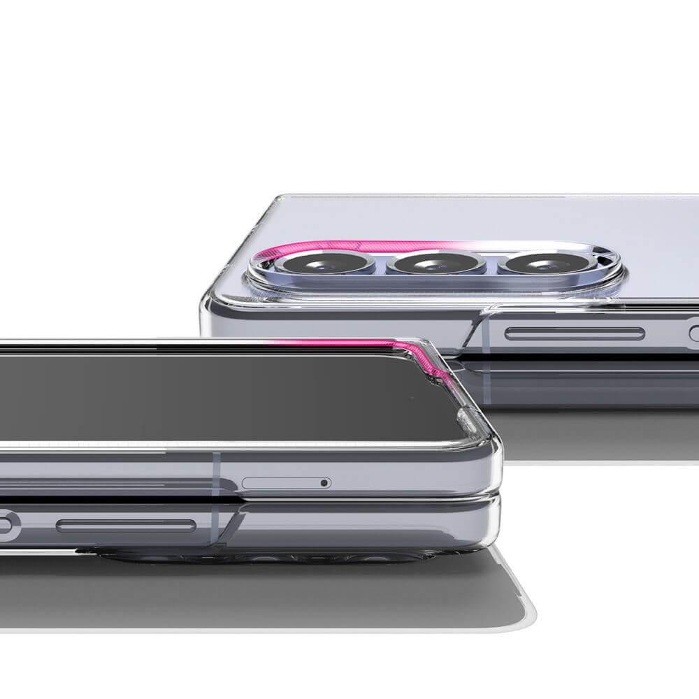Поликарбонатен Калъф за Samsung Z Fold 6, Ringke Fusion Case, Прозрачен (4)