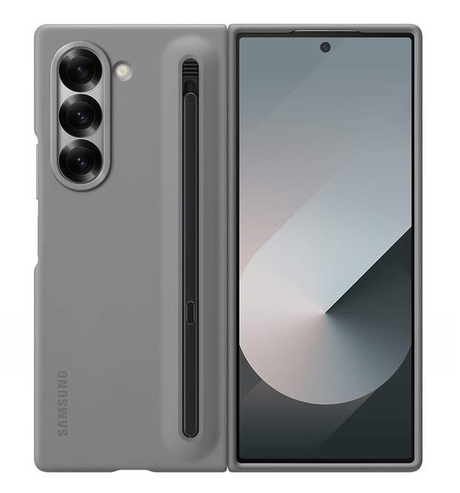 Оригинален Калъф с Писалка за Samsung Z Fold 6, Slim S Pen Case EF-OF95PCJEGWW, Сив (3)