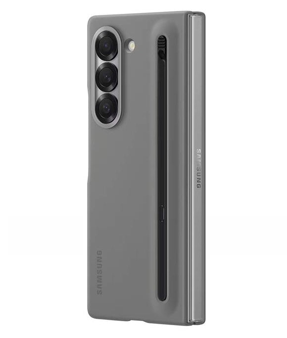 Оригинален Калъф с Писалка за Samsung Z Fold 6, Slim S Pen Case EF-OF95PCJEGWW, Сив (2)