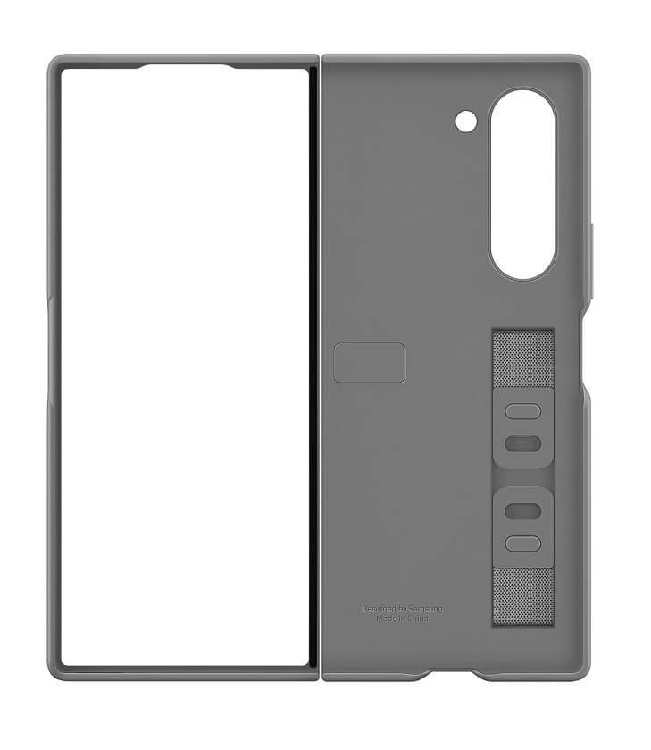 Оригинален Калъф с Дръжка за Samsung Z Fold 6, Silicone Case EF-MF956TJEGWW, Сив (5)