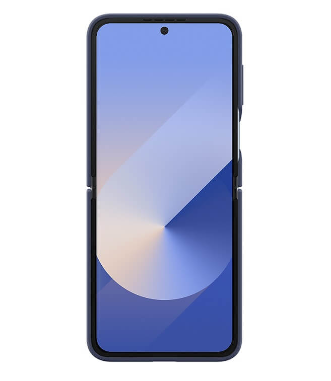 Оригинален Силиконов Калъф Samsung Z Flip 7 FE/Z Flip 6, Silicone Case EF-PF741TNEGWW, Тъмно Син (3)