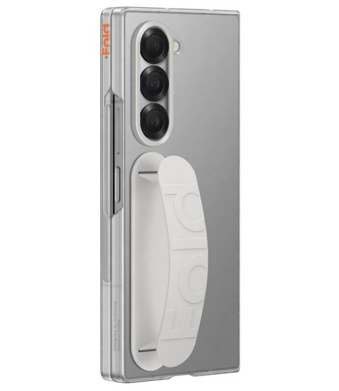 Оригинален Калъф с Дръжка за Samsung Z Fold 6, Clear Case EF-QF956CTEGWW, Прозрачен (2)