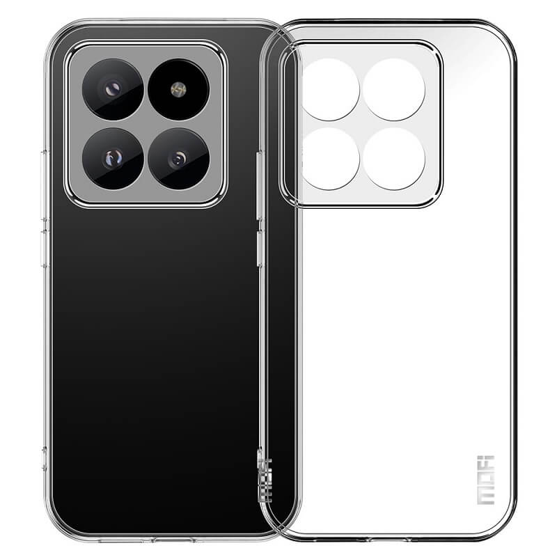 Силиконов Калъф за Xiaomi 14, GKK Clear TPU Case, Прозрачен