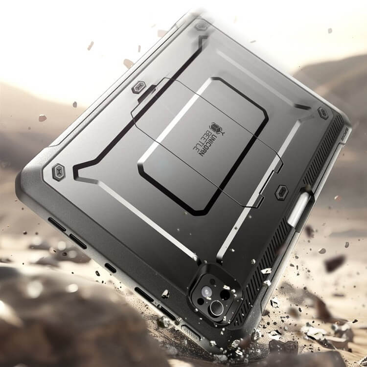 Противоударен Калъф за iPad Pro 13 2025-2024, Supcase Unicorn Beetle Pro Case, Черен (3)
