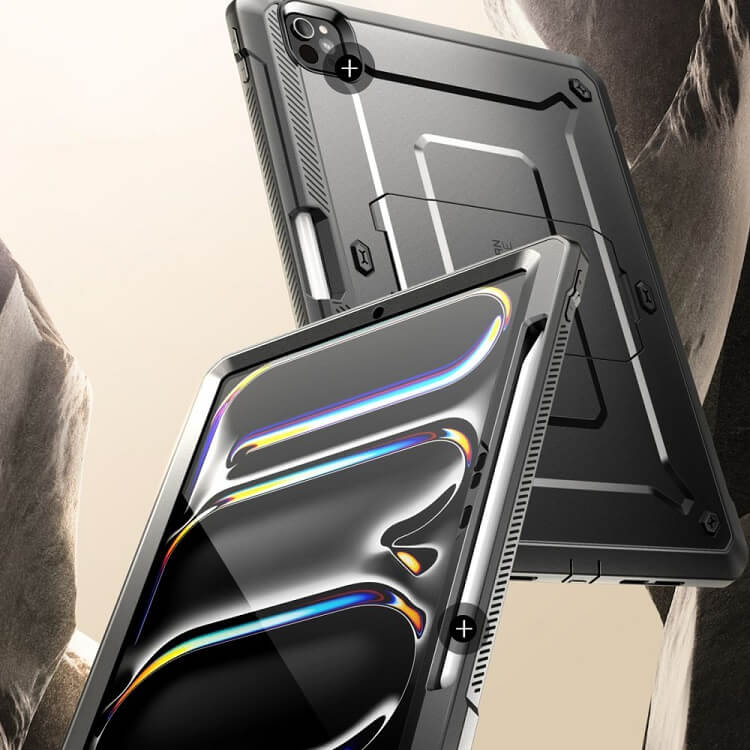 Противоударен Калъф за iPad Pro 13 2025-2024, Supcase Unicorn Beetle Pro Case, Черен (5)