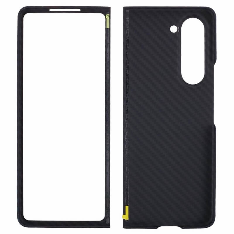 Карбонов Калъф за Samsung Z Fold 5, Aramid Fiber Case, Черен (4)