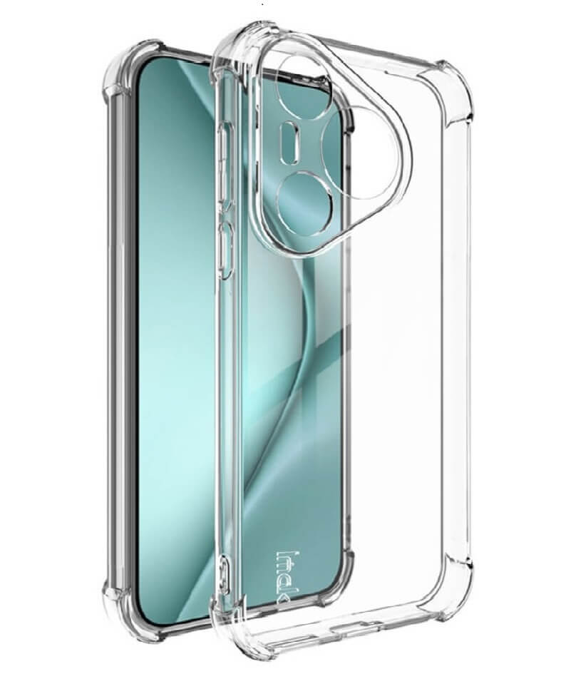 Противоударен Силиконов Калъф за Huawei Pura 70, Imak Shockproof TPU Case, Прозрачен