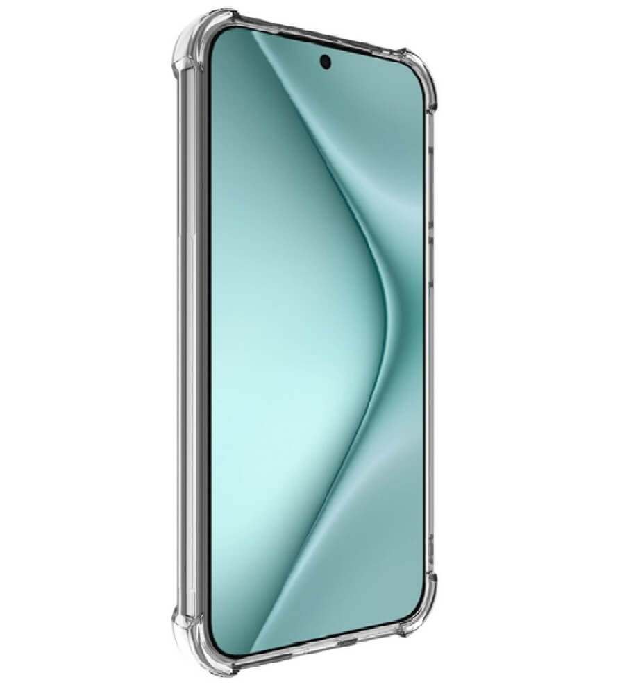 Противоударен Силиконов Калъф за Huawei Pura 70, Imak Shockproof TPU Case, Прозрачен (2)
