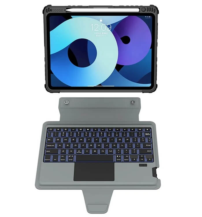 Калъф с Клавиатура за iPad Pro 11, Nillkin Keyboard Case, Черен (2)