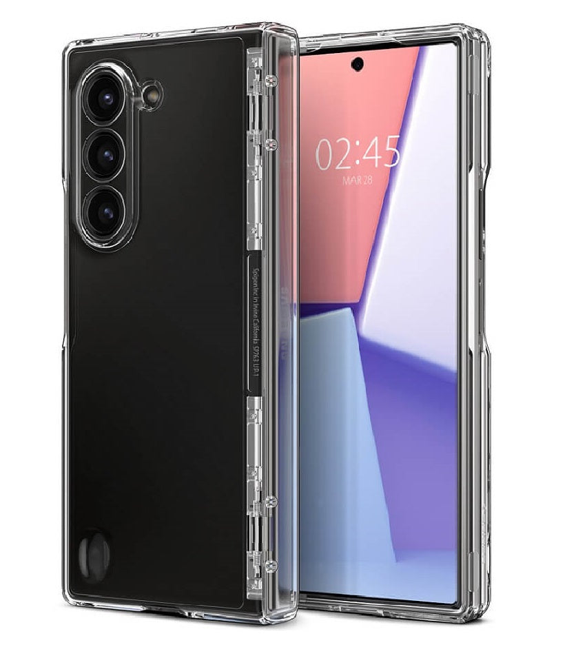 Хибриден Калъф с Предпазител за Samsung Z Fold 6, Spigen Ultra Hybrid Pro Case, Прозрачен