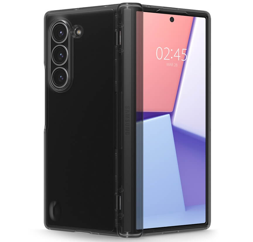 Хибриден Калъф с Предпазител за Samsung Z Fold 6, Spigen Ultra Hybrid Pro Case, Сив (2)
