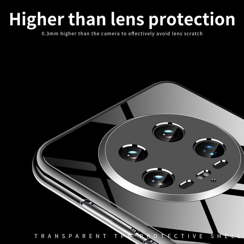 Силиконов Калъф за Xiaomi 14 Ultra, GKK Clear TPU Case, Прозрачен (7)