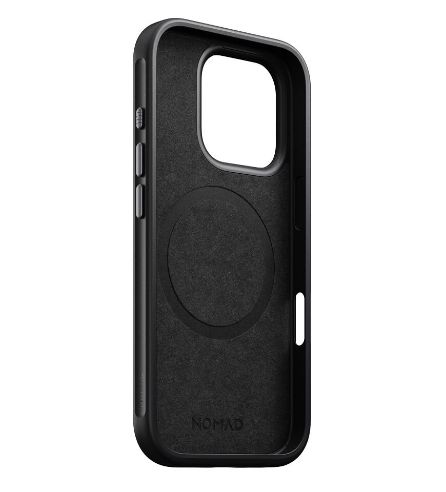 Magsafe Калъф от Естествена Кожа за iPhone 16 Pro, Nomad Modern Leather Case, Кафяв (5)