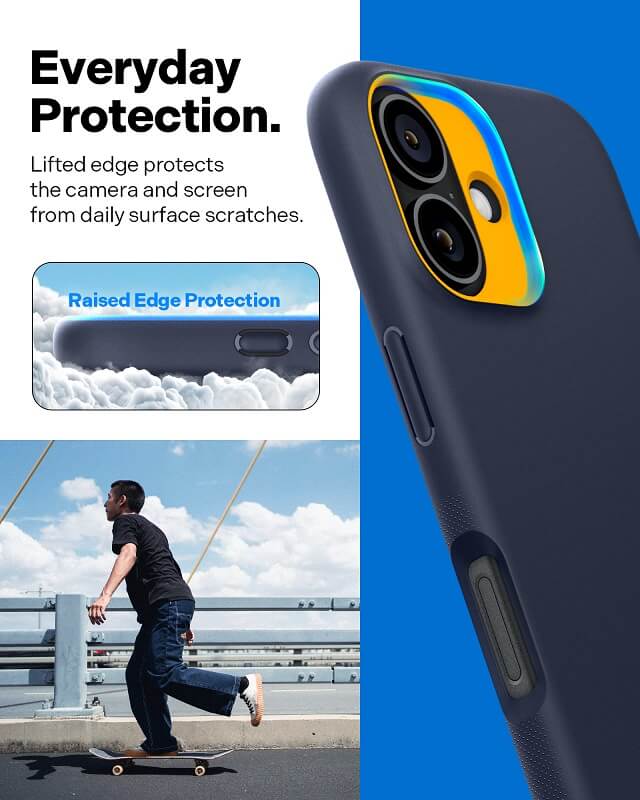 Magsafe Калъф за iPhone 16, Spigen Nano Pop Case, Син (10)