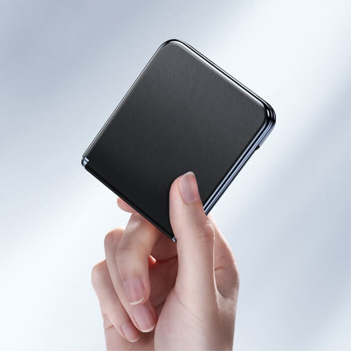 Калъф с Предпазител за Samsung Galaxy Z Flip 7 FE/Z Flip 6, GKK Electroplating Magnetic Hinge Case, Черен (7)