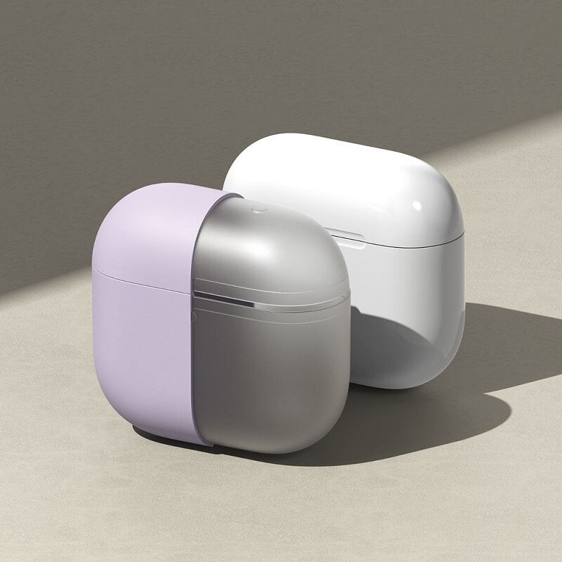 Калъф за Слушалки за Apple Airpods 4, Ringke Silicone Case, Розов (3)
