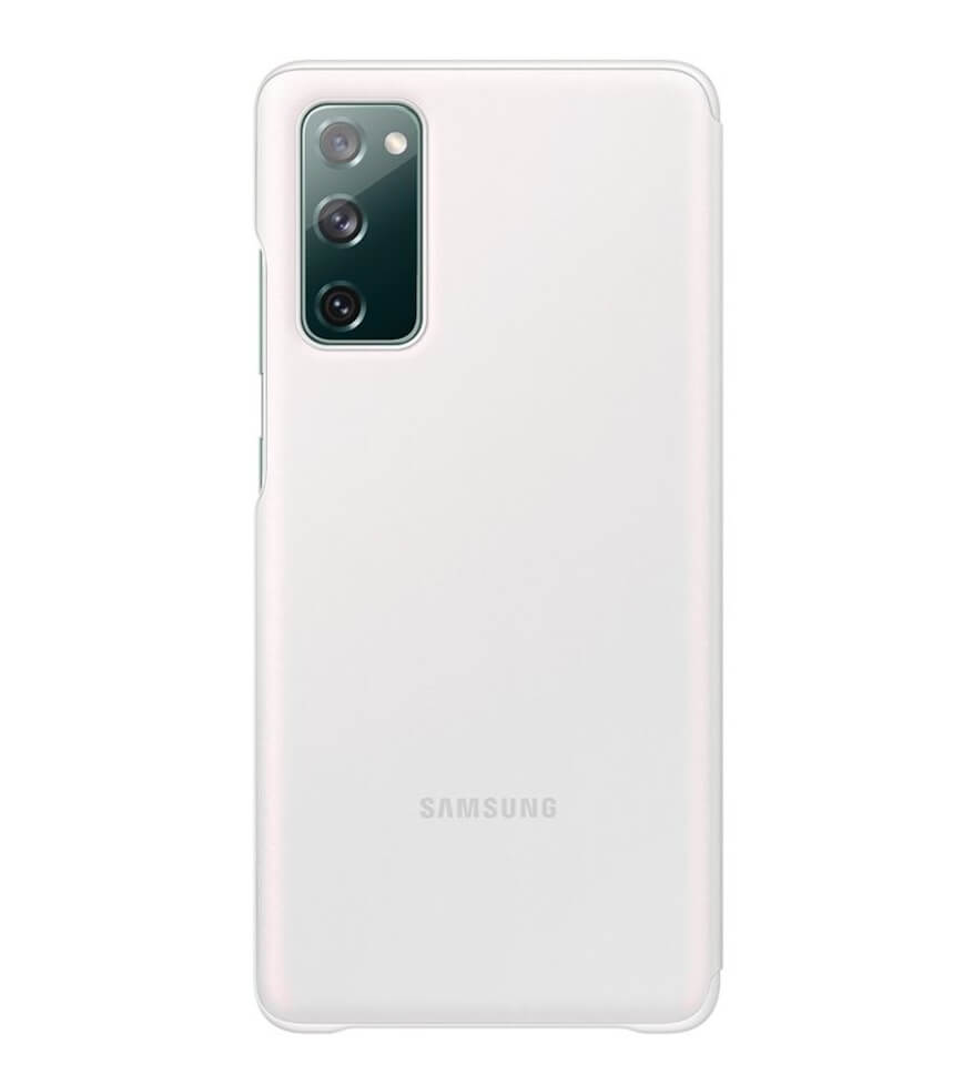 Оригинален Активен Калъф за Samsung S20 FE Smart Clear View Cover Book Case EF-ZG780CWEGEE, Бял (4)