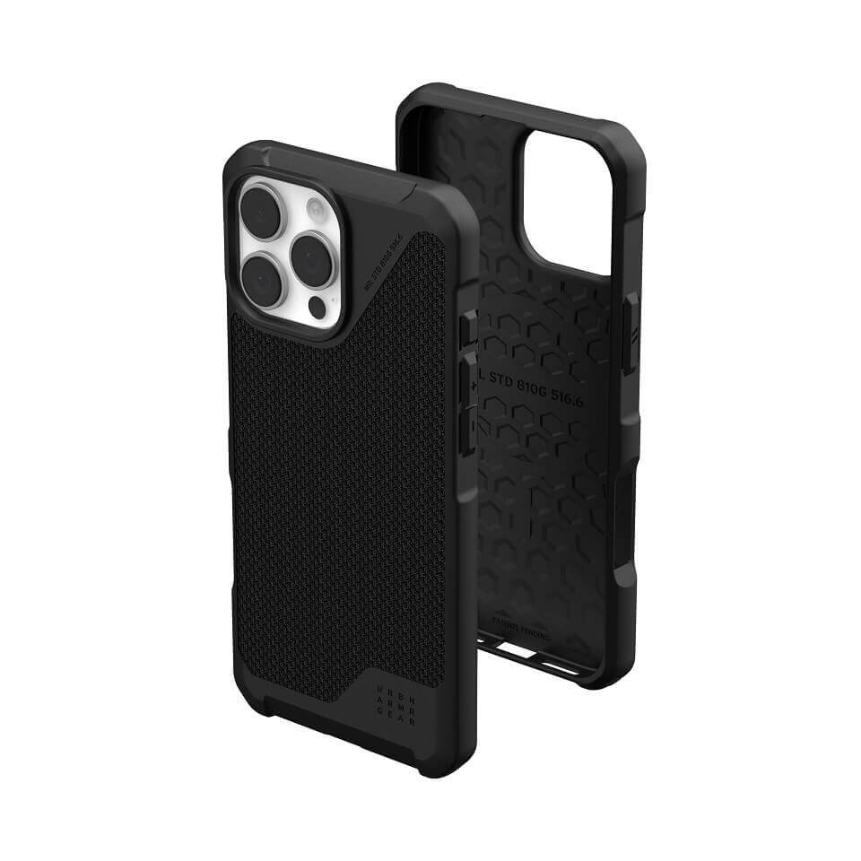 Magsafe Кевларен Калъф за iPhone 16 Pro, UAG Metropolis LT Case, Черен (6)