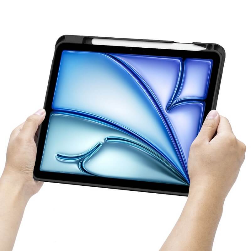 Калъф с Клавиатура за iPad Air 11" 2026-2020, Tech-Protect SC Pen Magnetic Keyboard Case, Черен (8)