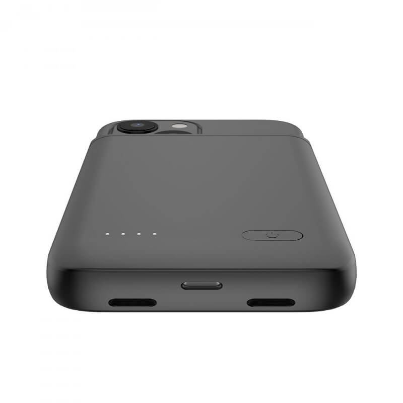 Калъф Батерия за iPhone 13 Mini/ 12 Mini, Tech-Protect Power Bank Case, Черен (4)