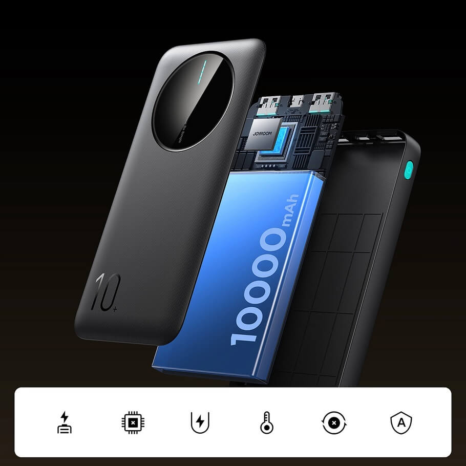 Външна Батерия, Joyroom JR-PBF12 10000mAh 2.4A, Черен (9)