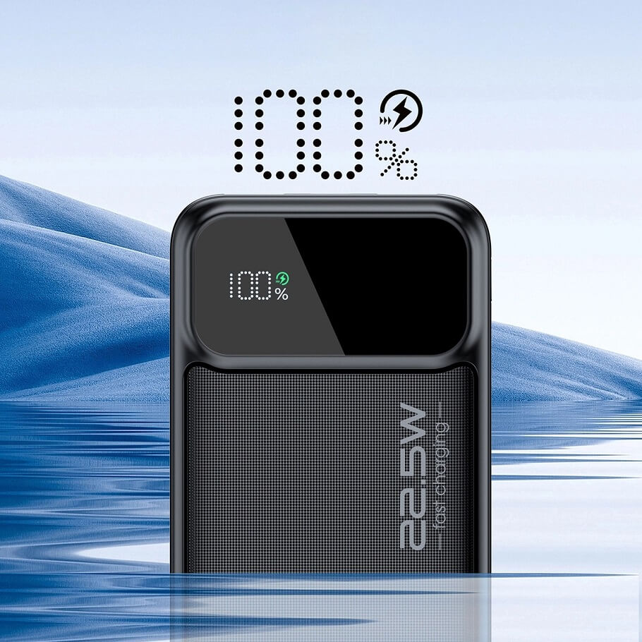 Външна Батерия с Бързо Зареждане, Choetech B732 22.5W PD/QC 50000 mAh, Черен (7)