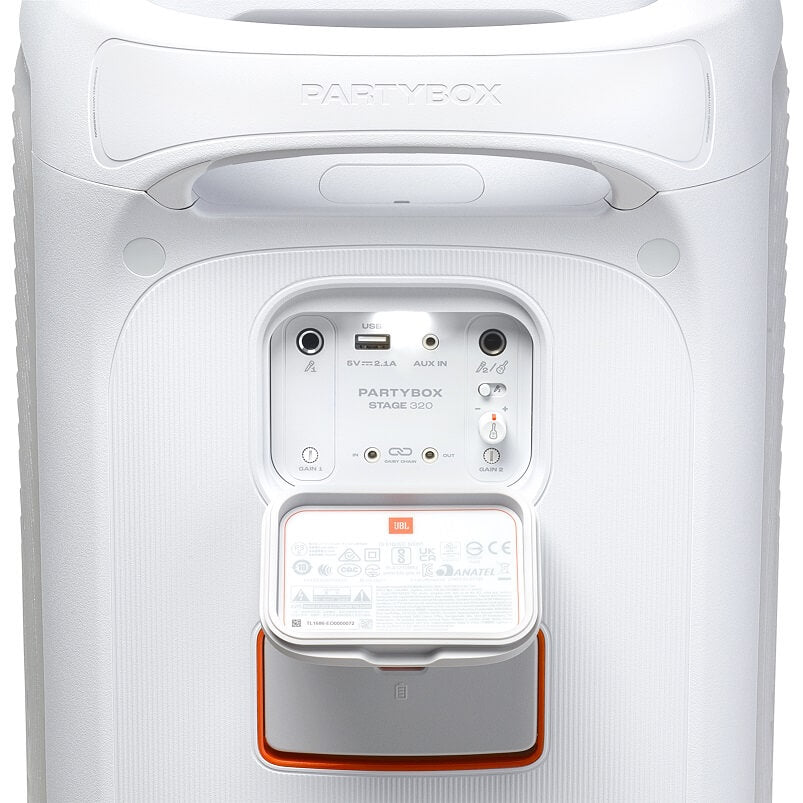 Безжична Колона, JBL PartyBox Stage 320 Bluetooth Speaker, Бял (5)