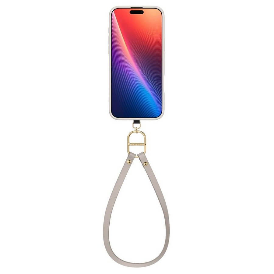 Magsafe Кожен Калъф с Връзки за iPhone 16 Pro, Spigen Cyrill Kajuk Classic Charm, Бежов (3)