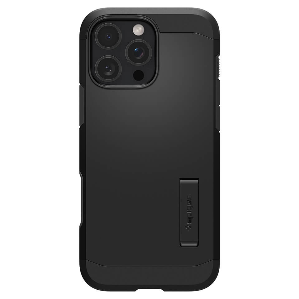 MagSafe Противоударен Калъф за iPhone 16 Pro, Spigen Tough Armor T Case, Черен (3)