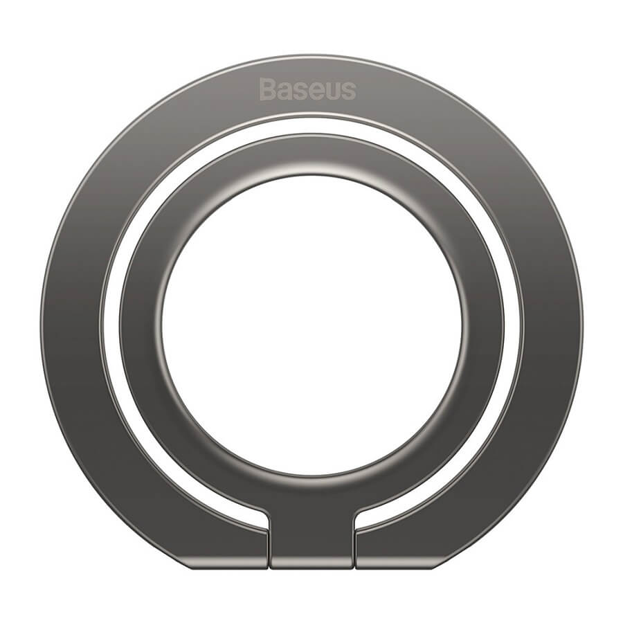 Magsafe Поставка-Пръстен, Baseus Halo Metal Ring Stand, Тъмно Сив (3)