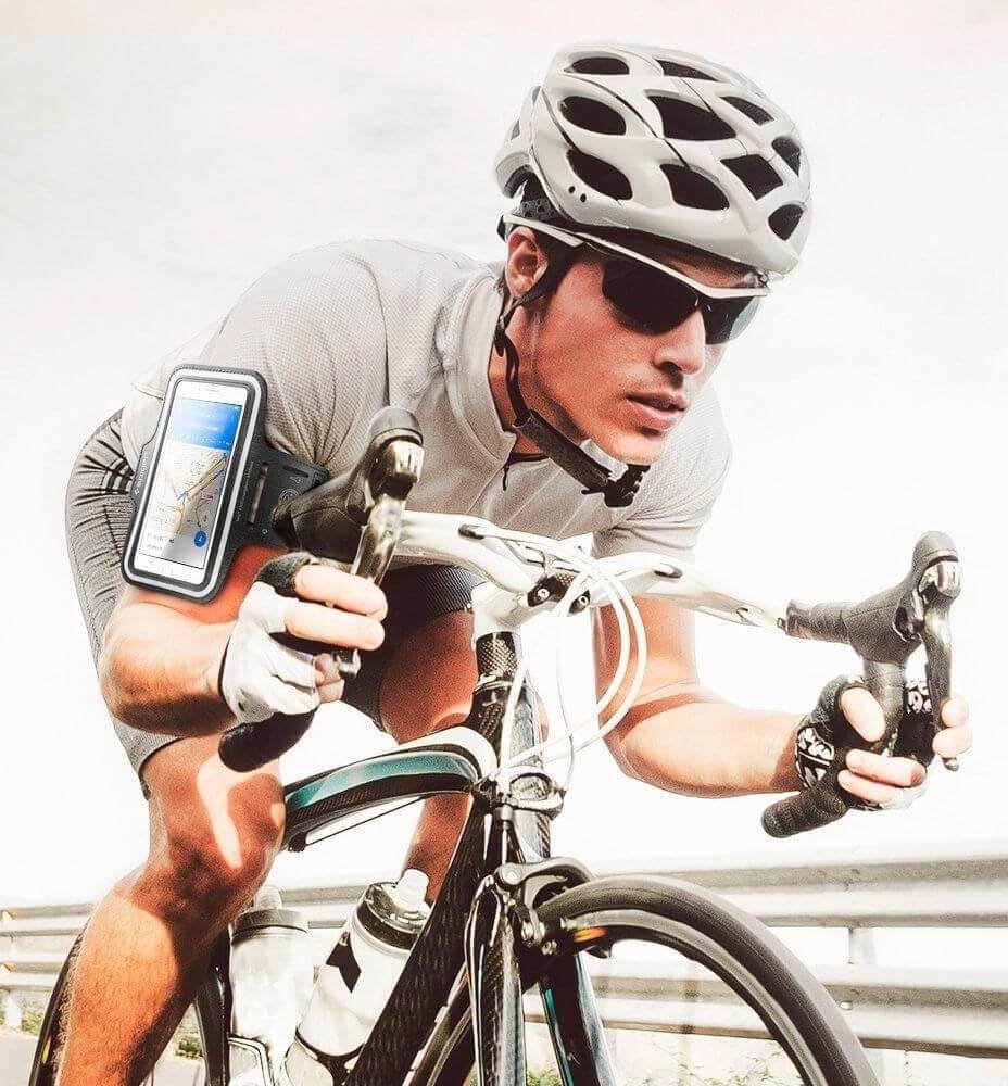 Спортен Калъф за Телефон за Ръка, Tech-Protect Universal Sports Armband, Черен (4)