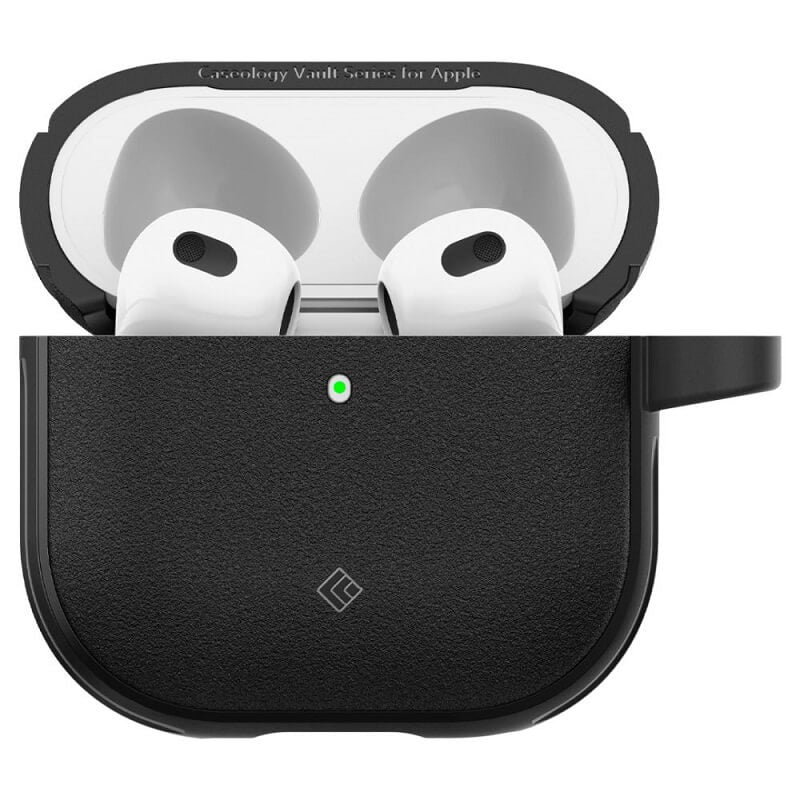Противоударен Калъф за Apple AirPods 4, Spigen Caseology Vault Case, Черен (2)
