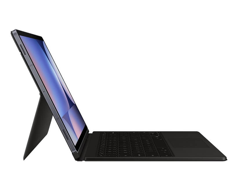 Оригинален Калъф за Samsung Tab S10 Plus/ S9 FE Plus 12.4" Keyboard-TouchPad Book Case EF-DX825UBEGWW, Черен (3)