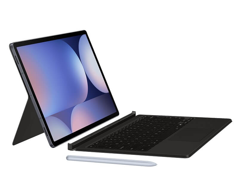 Оригинален Калъф за Samsung Tab S10 Plus/ S9 FE Plus 12.4" Keyboard-TouchPad Book Case EF-DX825UBEGWW, Черен (2)