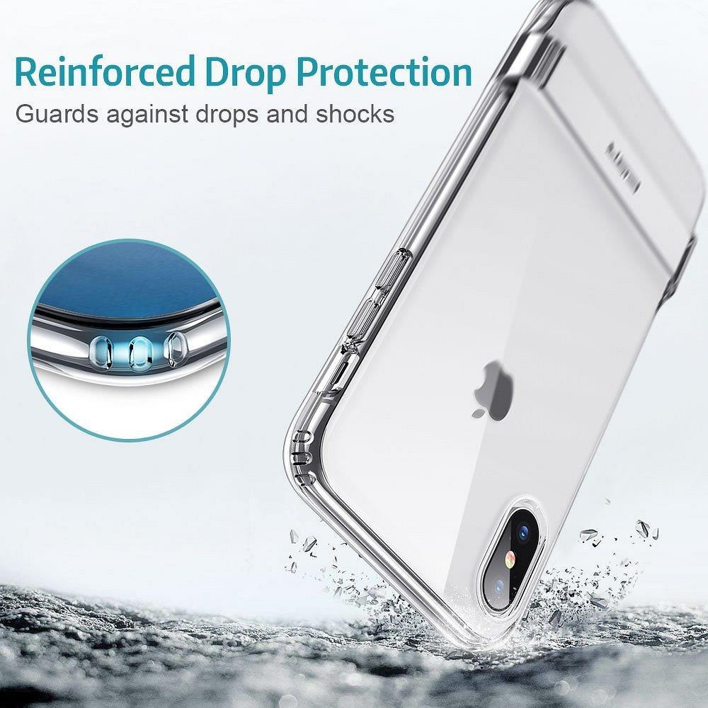 Противоударен Калъф с Поставка за iPhone XS Max, ESR Simplace Case, Прозрачен (2)