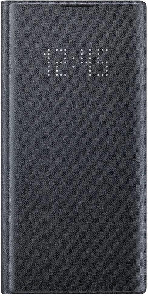 Оригинален Активен Калъф за Samsung Note 10 Led View Cover Book Case Ef-Nn970pbegww, Черен
