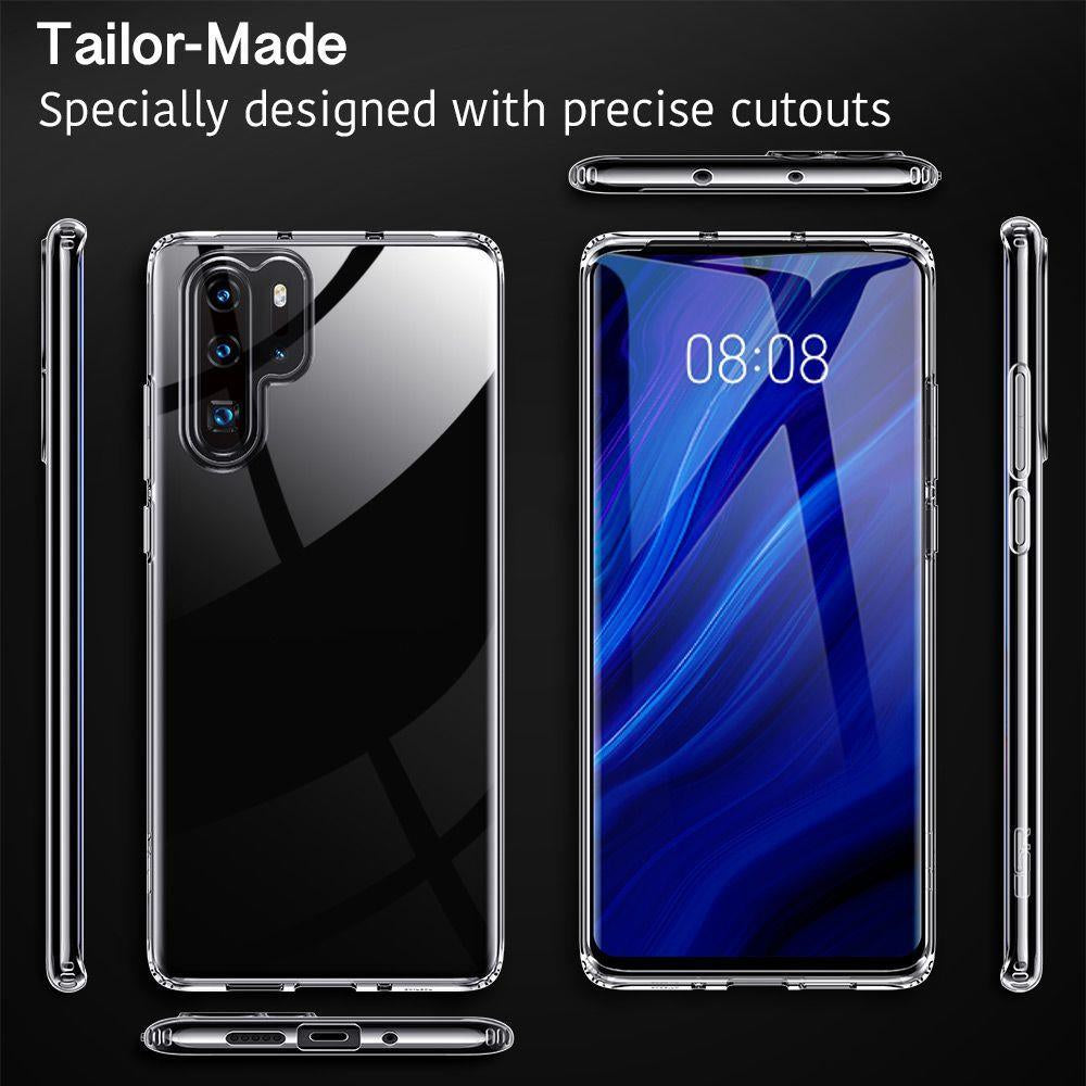 Противоударен Силиконов Калъф за Huawei P30 Pro, ESR Essential Case, Прозрачен (4)