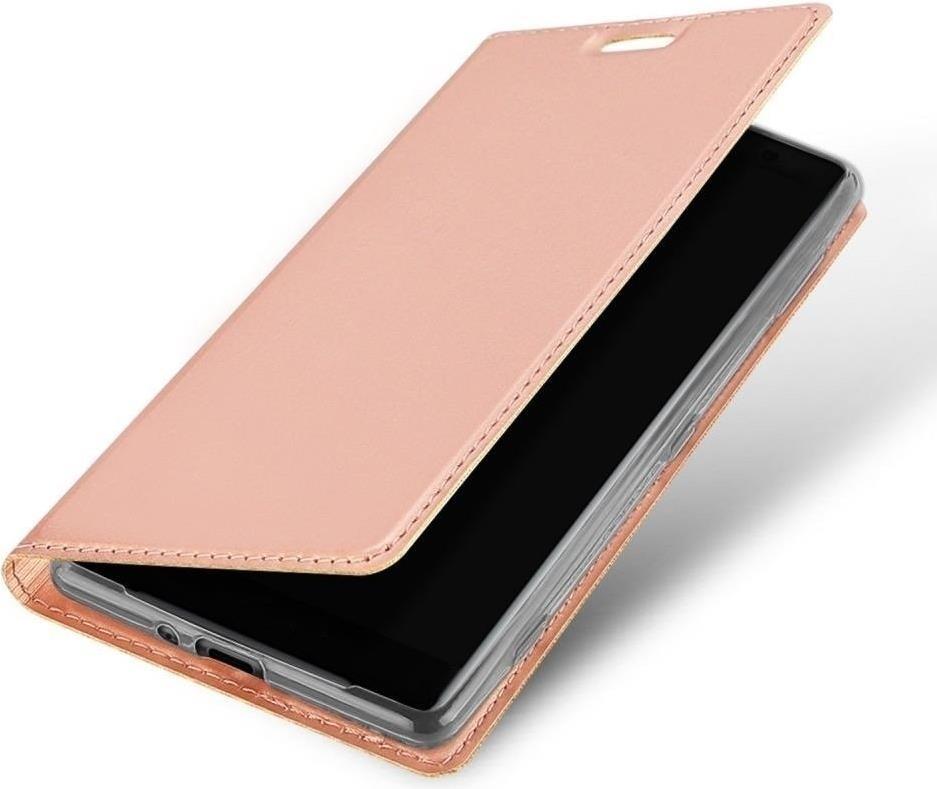 Кожен Калъф за iPhone XS/X, Dux Ducis Skin Pro Book Case, Розов