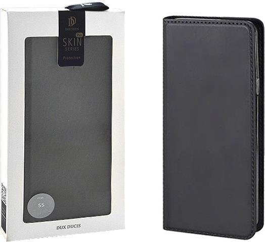 Кожен Калъф за Moto G5, Dux Ducis Skin Pro Book Case, Тъмно Сив (6)