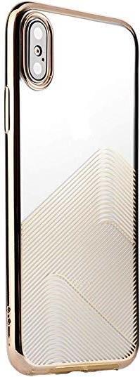 Силиконов Калъф за iPhone 8/7 Plus, Sulada Line Case, Златист