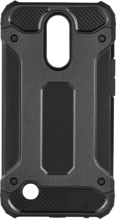 Противоударен Хибриден Калъф за LG K8 2017, Forcell Armor Case, Черен