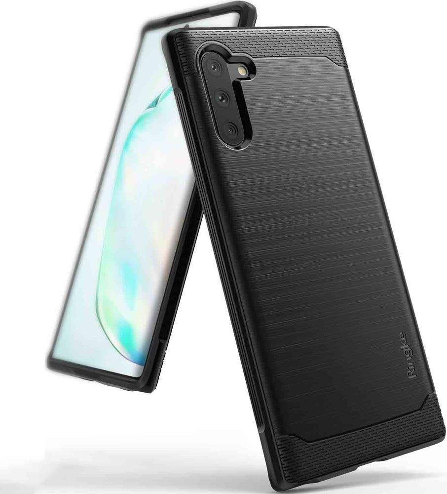 Противоударен Силиконов Калъф за Samsung Note 10, Ringke Onyx Case, Черен