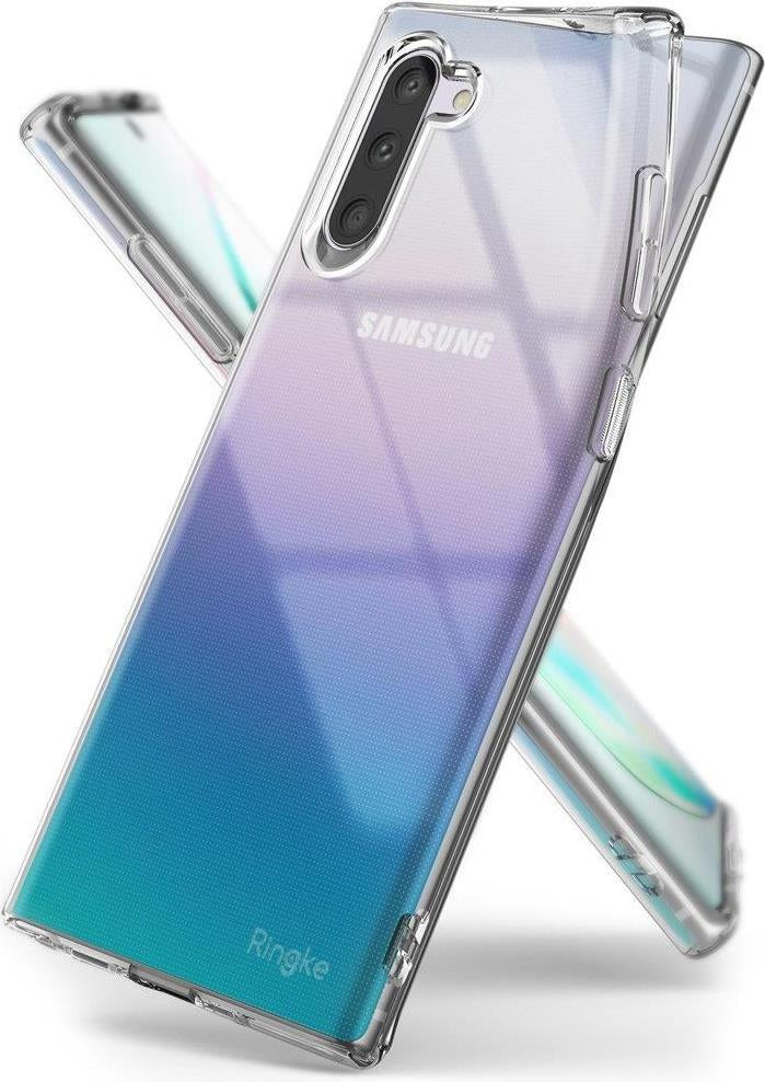 Противоударен Силиконов Калъф за Samsung Note 10, Ringke Air S Case, Прозрачен