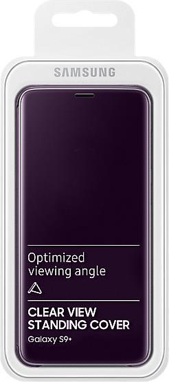Оригинален Активен Калъф за Samsung S9 Plus Clear View Cover Book Case Ef-Zg965cve, Лилав (6)