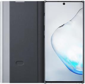 Оригинален Активен Калъф за Samsung Note 10 Clear View Cover Book Case Ef-Zn970cbe, Черен (3)