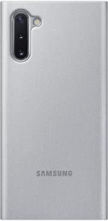 Оригинален Активен Калъф за Samsung Note 10 Clear View Cover Book Case Ef-Zn970cse, Сребрист (4)