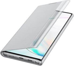 Оригинален Активен Калъф за Samsung Note 10 Clear View Cover Book Case Ef-Zn970cse, Сребрист (2)