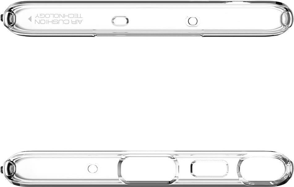 Противоударен Силиконов Калъф за Samsung Note 10, Spigen Liquid Crystal Case, Прозрачен (6)
