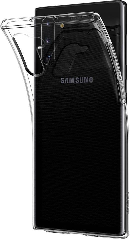 Противоударен Силиконов Калъф за Samsung Note 10, Spigen Liquid Crystal Case, Прозрачен (5)